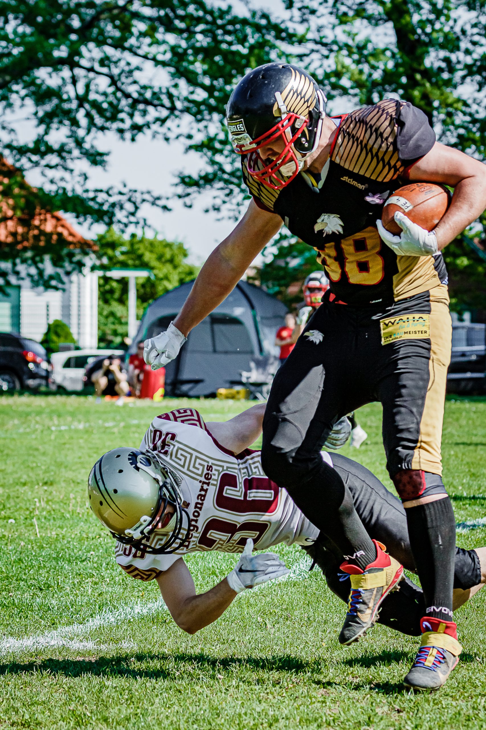 Stiff Arm vom Pannonia Eagles Receiver