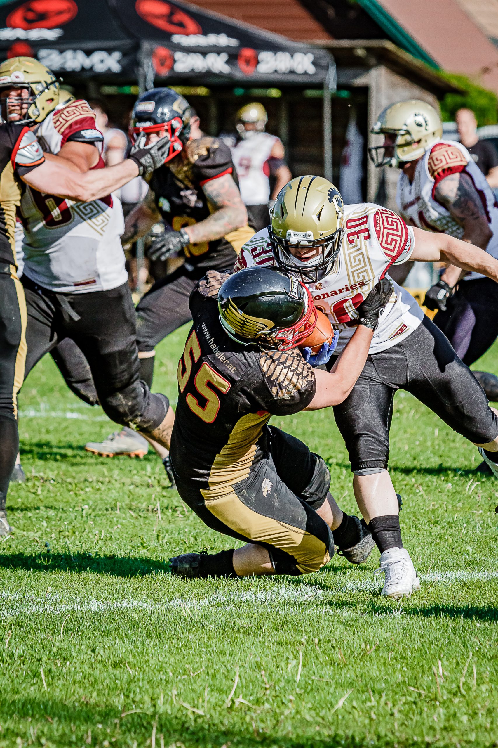 Tackle durch die Defense